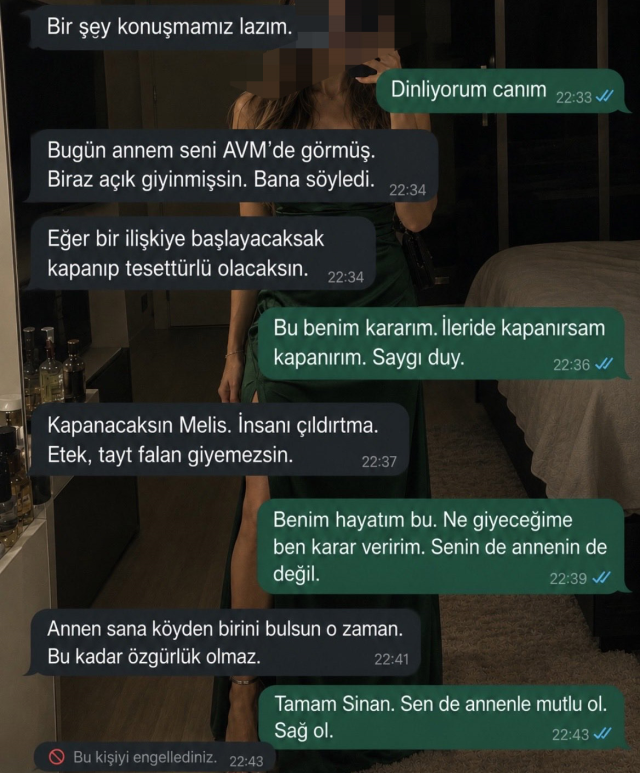 Sevgilisinden “Kapanacaksın” Şartı! Genç Kadın İlişkiyi Bitirdi-1