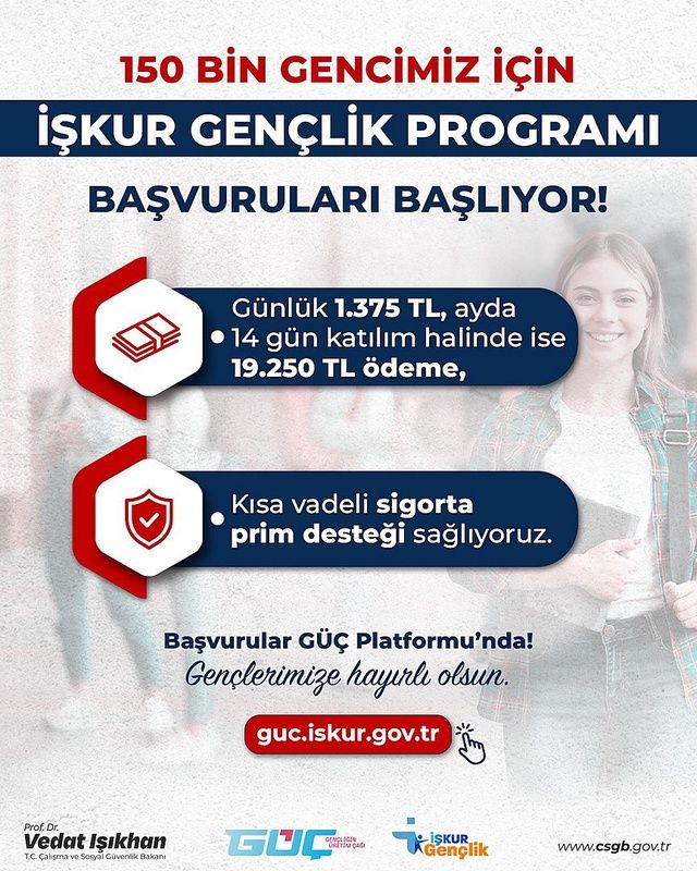 Üniversite Öğrencilerine Aylık 19 Bin 250 Tl Destek! İşkur Başvuruları Başladı (1)