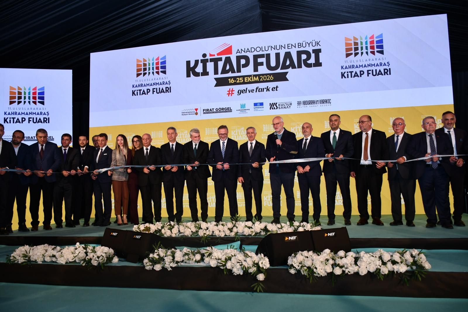 Kahramanmaraş’ta 11. Uluslararası Kitap Fuarı kapılarını açtı